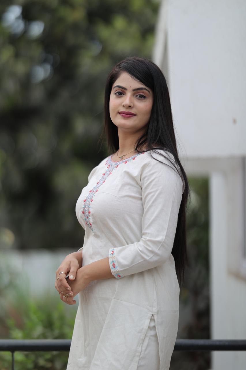 KHADI HANDWORK COORDSET