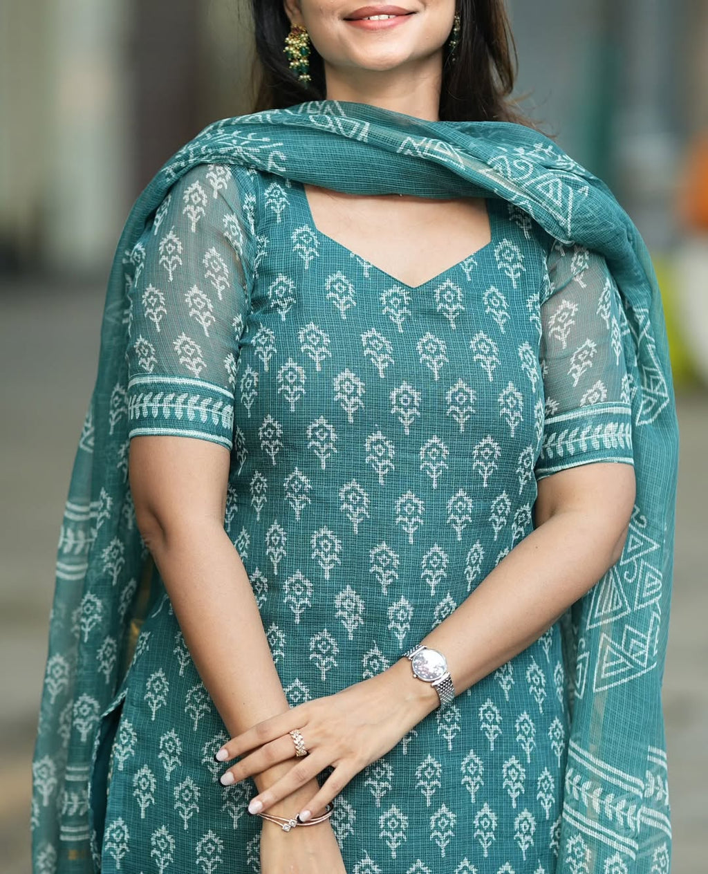 Premium Kota Floral Set