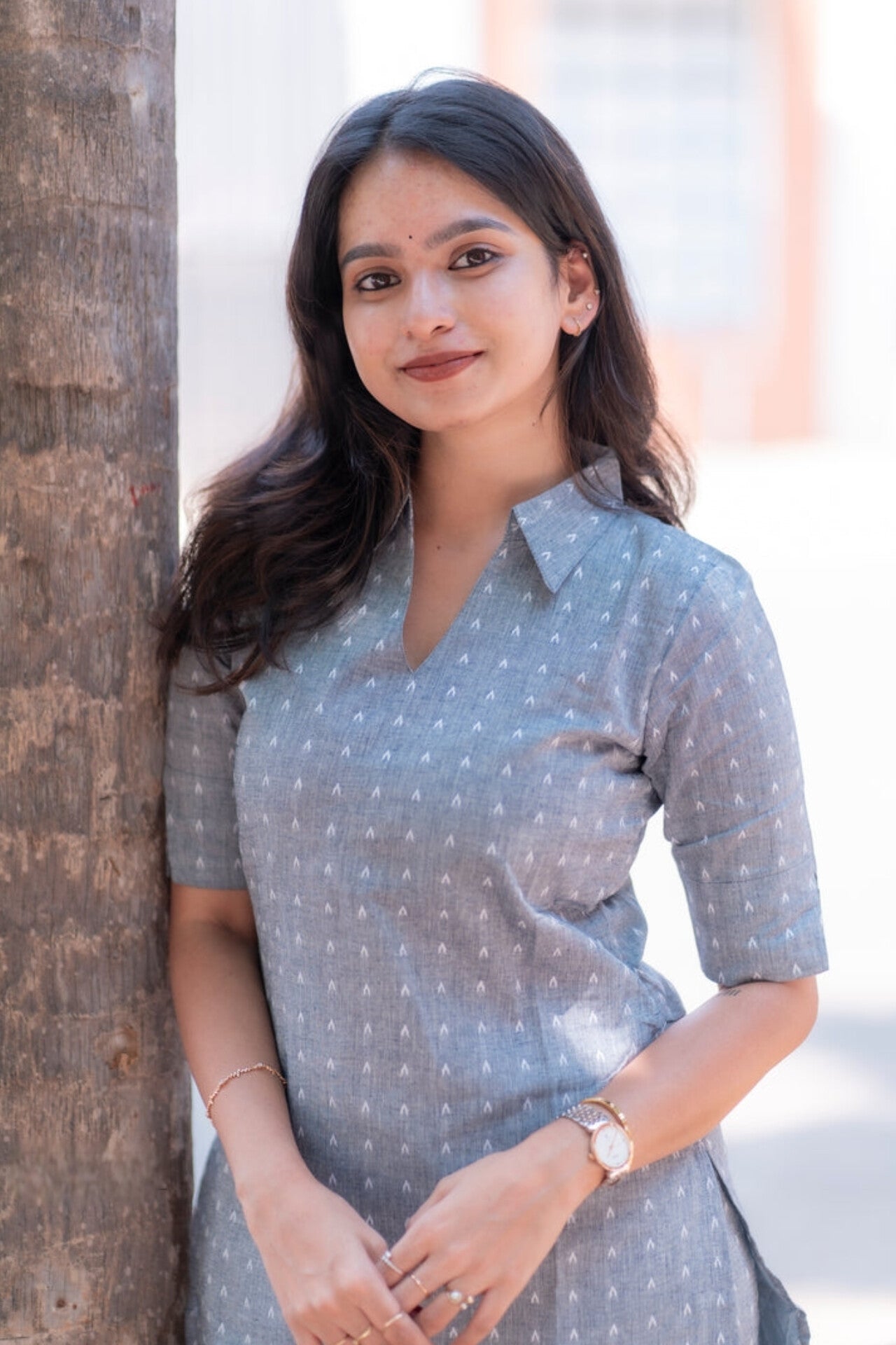 Cupid's Arrow Print Kurti With Pant Set